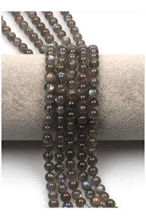 Labradorit Doğal Taş Dizi 6 mm ( AAA Kalite )
