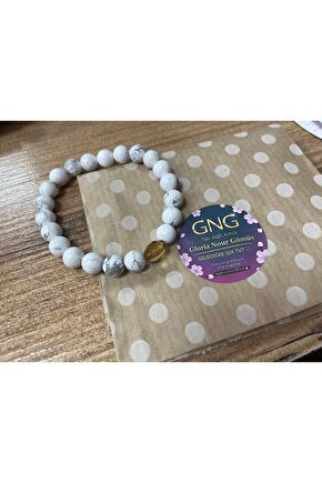 GNG SİLVER DİNGİNLEŞTİREN HUZUR VEREN Havlit Kadın bileklik 8mm taş