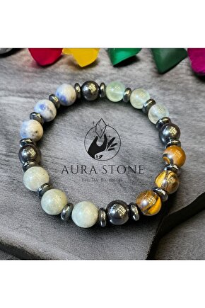 AuraStone Doğal Taş Öğrenci Bilekliği