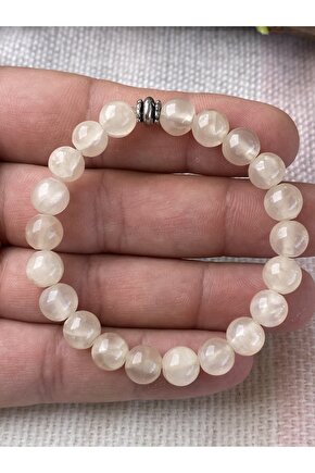 Selenit Doğal Taş Bileklik