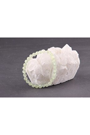 Doğal Taş Prehneit Bileklik 6mm