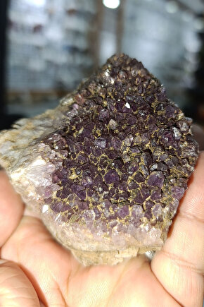 Ametist Taşı Ham Natural Doğaltaş Kütle 300 Gr