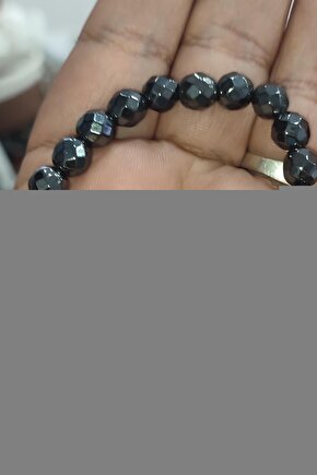 Dönüşümlü Sitrin - Kaplan Gözü Doğal Taş Bileklik 8 mm