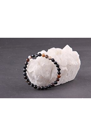 Göz Akik Doğal Taş Bileklik 6 Mm