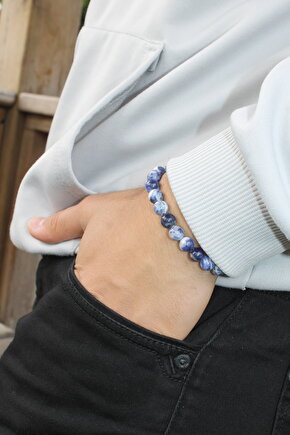 Sodalit Doğaltaş Bileklik