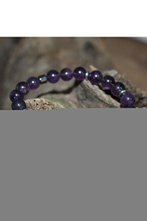 Doğal Taş Kaplan Gözü Taşı Bileklik 6 mm