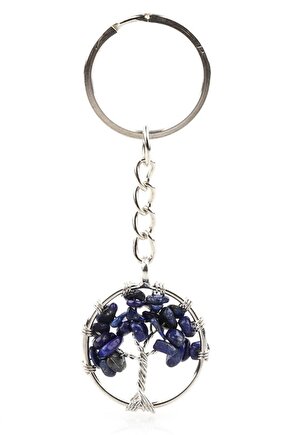 Lapis Lazuli Doğal Taş Anahtarlık