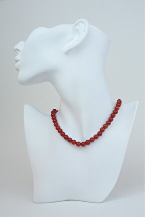 Akik Taşı Doğal Taşlı Kolye + Sürpriz Hediye