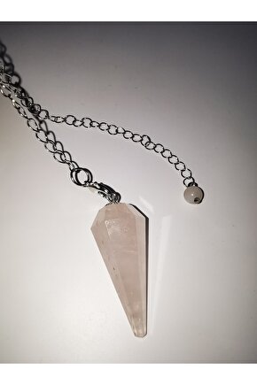 Pandül (sarkaç) Pembe Kuvars Sarkaç