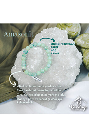 amazonit doğaltaş bileklik
