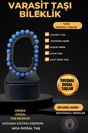 Varasit Taşı Doğal Taş Bileklik Orijinal Kaliteli Doğal Taş Bileklik