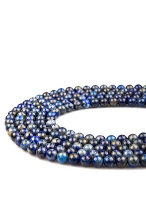 Lapis Lazuli Doğal Taş Dizi 8 Mm Küre Kesim