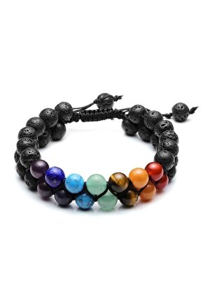 Panik Atak Anksiyete Kaygı Korku Depresyon Uyku Sorunları Için Şifalanma Çakra Bileklik