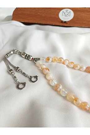 Sitrin Doğal Taş Tespih