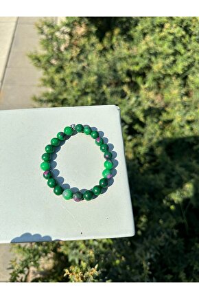 Doğal Anyolit Taşlı Erkek Kadın Bileklik Enerji Ve Şifa Bilekliği