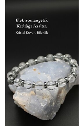 Kristal Kuvars Doğaltaş Bileklik