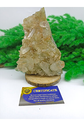 KRİSTAL KUVARS JEOT  (SERTİFİKALI)(810 GRAM)