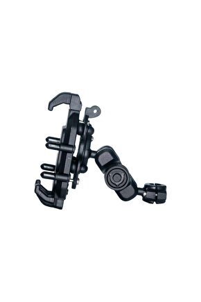 Motosiklet Scooter Gidon Bağlantılı Telefon Tutucu (Titreşim Modüllü) (M.O)