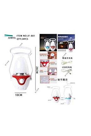 WD-833 40 LEDLİ 15W ŞARJLI KAMP LAMBASI