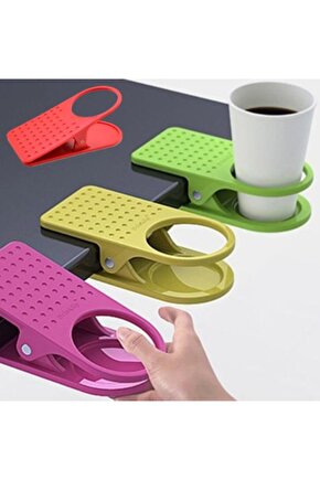 Masa Kenarı Bardaklık Tutucu Bardak Tutacağı Kıskaçlı Drink Clip