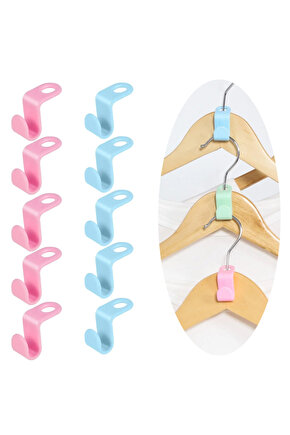 M3lf- Dolap Içi Elbise Düzenleyici Askilik (10LU PAKET)