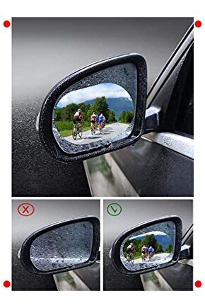 Aynası Yağmur ve Buğu Önleyici Film (2 Adet)