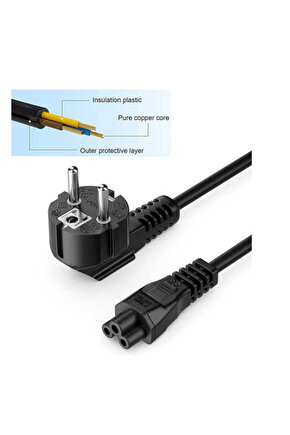 MONS NOTEBOOK UYUMLU YONCA POWER KABLOSU 1.5M