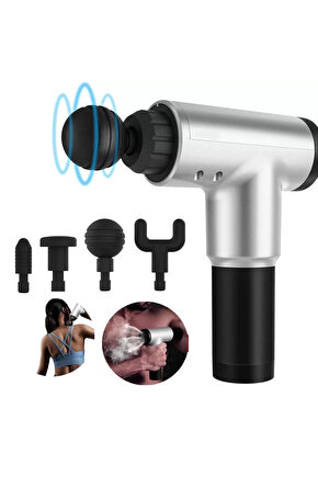 Kablosuz Adaptörlü Masaj Tabancası – Şarjlı Masaj Tabancası KH-320