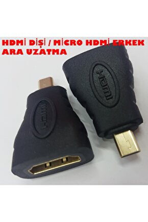 Hdmi Dişi - Micro Hdmi Erkek Çevirici Jak