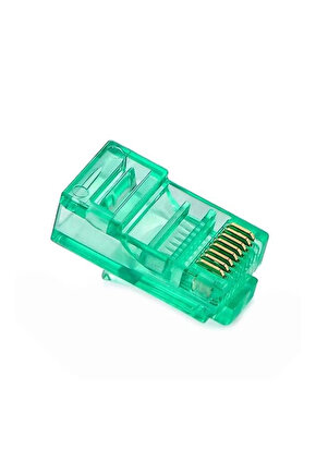 PM-22703 RJ45 CAT6 8P8C Yeşil Soket (100lü Paket)