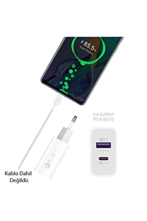 USB 3.0  Type-C PD25W 3.0A Hızlı Şarj Aleti Başlığı – 25W Güçlü Adaptör