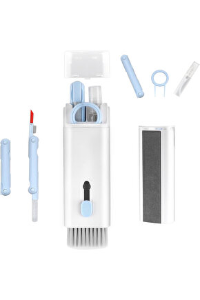 7in1 Elektronik Cihaz Klavye Temizleme Fırça Seti Telefon Tablet Kulak Al4042