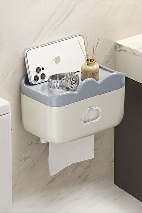 Duvara Monte Tuvalet Kağıdı Kutusu – Açık Model, Pratik Rulo Tutucu