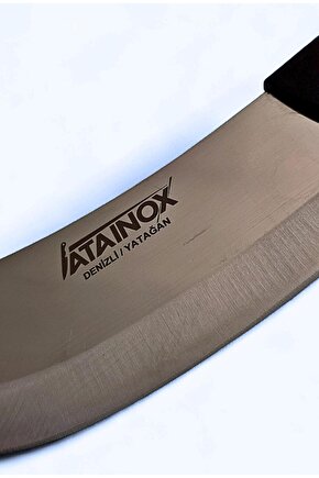 ATAINOX Denizli Yatağan Kasap Bıçağı – 31 cm, 290 gr | Profesyonel Et ve Kemik Kesme Bıçağı