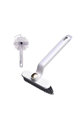 Cımbızlı ve Döner Başlıklı Çok Fonksiyonlu Derinlemesine Temizlik Fırçası