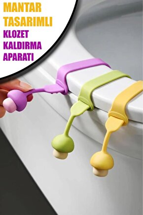 1 ADET MANTAR TASARIMLI KLOZET KALDIRMA APARATI şık