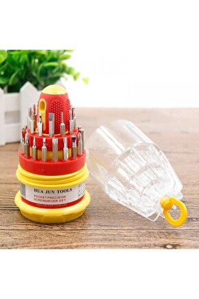 Marka Farklı Olabilir 31 Parça Yumurta Şeklinde Tornavida Bits Uç Seti Telefon Tamir Elektronik