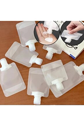 3 Adet 100ml Krem Şampuan Kabı Tekrar Kullanılabilir Set Seyahat Şişe Seti Seyehat Seti