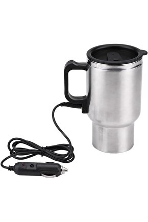 KDROGLU elektrikli araç su ısıtıcısı, 12 V araç içi su ısıtıcısı, fincan, 450 ml seyaha