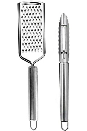 Yeni Rende Ve Soyacak Seti Paslanmaz | Metal Rende Soyacak Set Model 440583