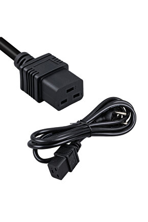 PM-7702 C20 Dikdörtgen Erkek Girişli 1.8 Metre UPS Power Kablo
