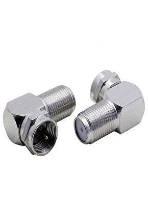 Powermaster L 90 Derece F L Çevirmeli Konnektör