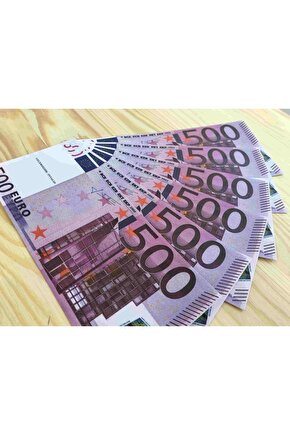 1 DESTE RENKLİ GEÇERSİZ  ŞAKA 50 EURO ŞAKA PARASI TAM 100 ADET