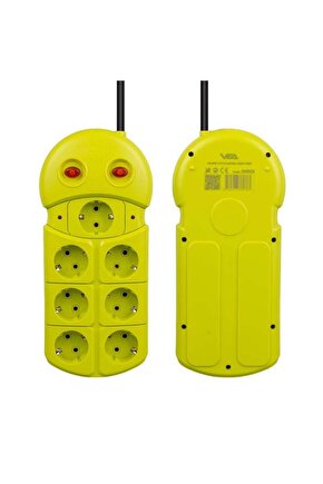 ShopZum VEA VE-970 7Lİ 1.5 METRE GRUP PRİZ