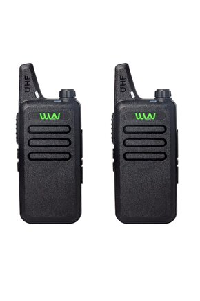 2 Adet Lisanssız Hemen Aç Kullan Kamp Karavan El Telsizi 16 Kanal Ayar Gerektirmeyen Telsiz