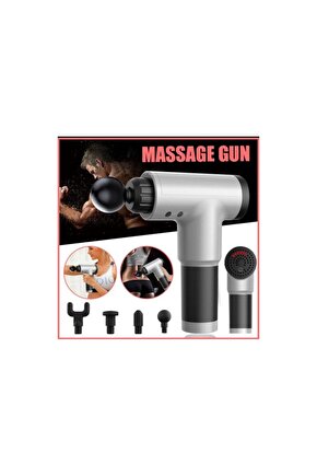 4 Başlıklı Titreşimli Yoğurmalı 6 Fonksiyonlu Masaj Aleti (4251)