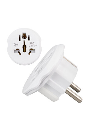 AMERİKAN İNGİLİZ FİŞ ADAPTÖR ÇEVİRİCİ 16A 250V NK-605K