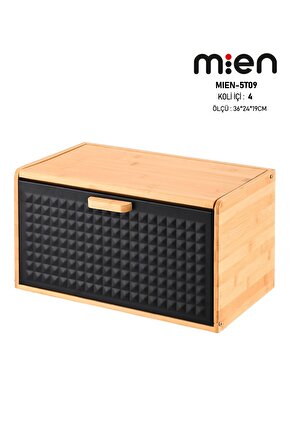 Ekmek Dolabı Pane Siyah MIEN-5T09