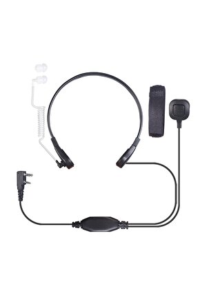 Pro Gizlenebilir El Telsizi Için Şeffaf Akustik Mikrofon Kulaklık