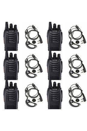 6 Adet Lisans Gerektirmeyen Tam Takım Zastone Pmr El Telsizi Restoran Çay Bahçeleri İçin